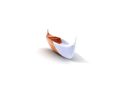 Viking Longship Model Pack with Detailed Wooden Texture Low-poly 3D model