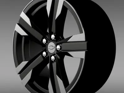 Chevrolet Camaro SEMA 2011 rim 3D model