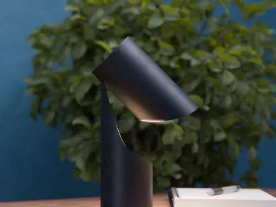 Simple Adjustable Lamp Free 3D model
