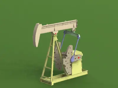 CONVENTIONAL BEAM PUMPING UNITS Free 3D model