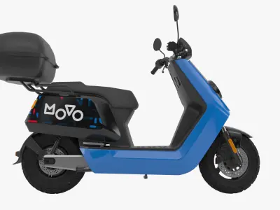 Niu Movo Rideshare Low-poly 3D model