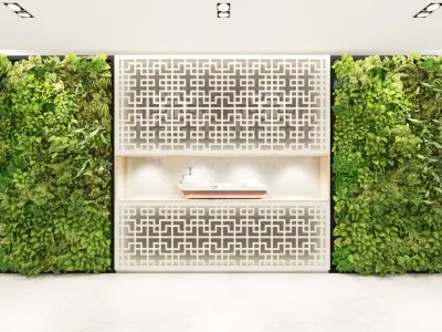 Green Wall 2 3D model