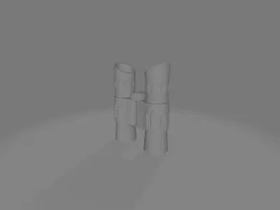 Binoculars Equipment 3D model