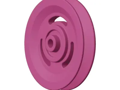 Plastic Premium Gym Machine Pulley Toy 3D model
