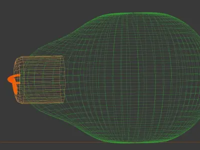 Sonic Grenade Low-poly 3D model