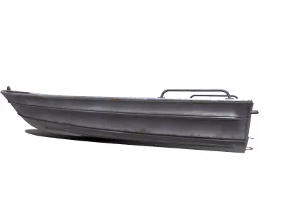 Old Metal Row Boat Low-poly PBR Low-poly 3D model