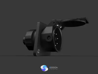 Truck abs plug 3D model