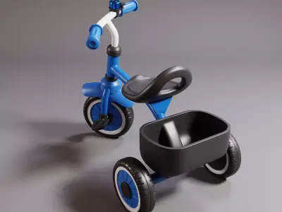 Tricycle 3D model purchase