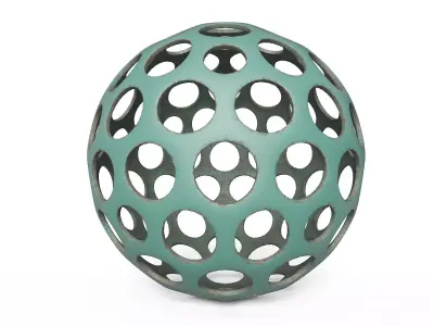 Sphere with holes 3D model