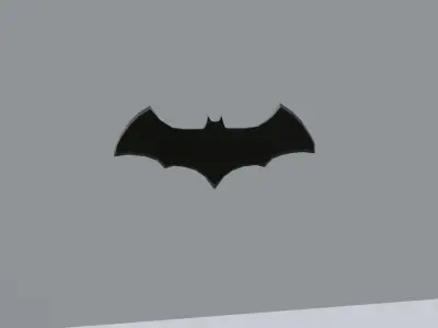3D model Batman blade Low-poly 3D model