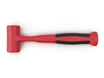 32oz Dead Blow Soft Grip Handle Hammer Low-poly 3D model