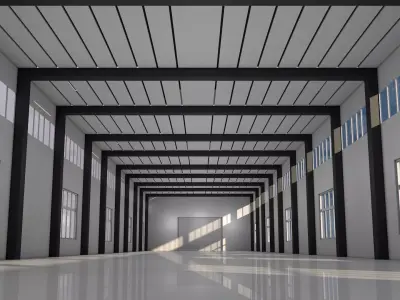 Warehouse 3D model buy