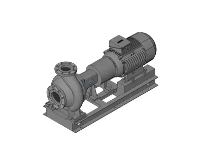 Bomba Centrifuga Industrial - Industrial End-Suction Centrifugal 3D model