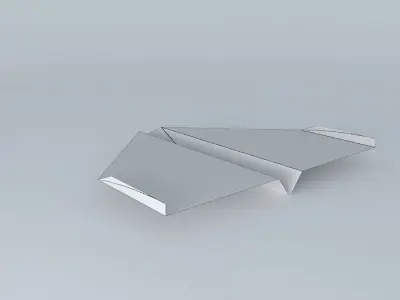 Paper Plane Free 3D model