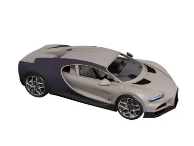 Bugatti Tourbillon 2026 Ultra High Performance Hypercar 3D model