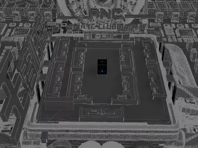 Quantum Core Chip 3D model