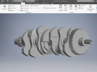Crank Shaft Part 3D model