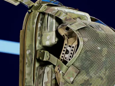 TYR Tactical Tuesday Huron Collapsible Direct Action V4 Low-poly 3D model