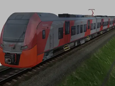 Siemens Desiro ML Low-poly 3D model