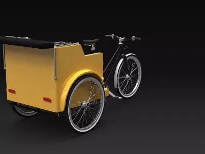 Pedicab 3D model