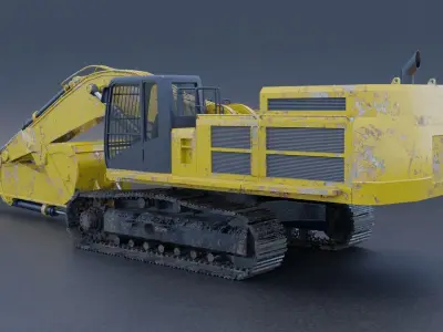 Generic Excavator 3D model 3D model