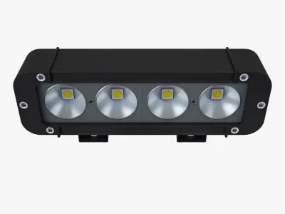 Medium LED Light Bar 3D model