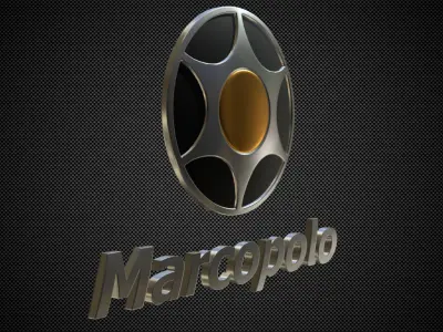 marcopolo logo 3D model