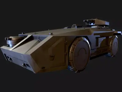 M 577 APC Aliens 3D model
