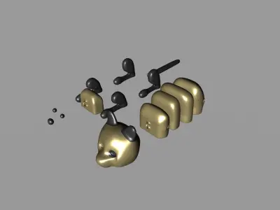 flexi bear 3D model