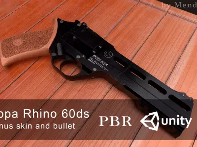 Chiappa Rhino 60ds HD Low-poly 3D model