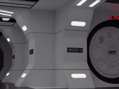 The Mandalorian - Rebel Prison Ship 3 - Crossing 1-12 scale 3D print model