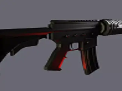 Solid-Gun ar - rifle 3D model