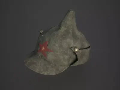 WAR HAT Low-poly 3D model