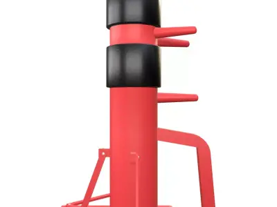 Wing Chun Wooden Dummy Low-poly 3D model