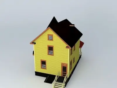 Victorian House Free 3D model purchase