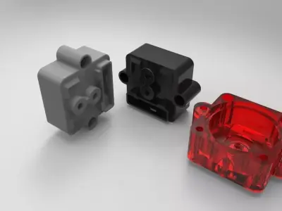 Mold plastic connector Free 3D model