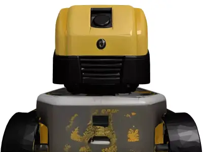 Industrial Autonomous Sweeper Robot 3D model