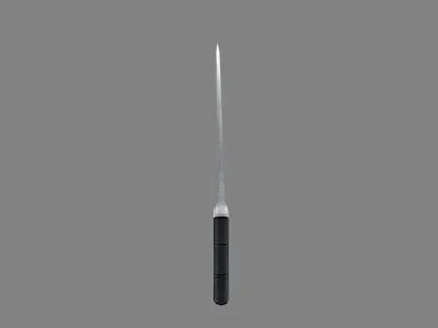 Cartoon dagger knife Low-poly 3D model