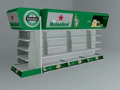 aisle and gondola end Free 3D model