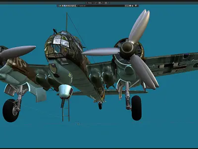 Ju-88 Free 3D model