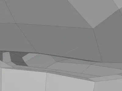 Megalodon shark low poly Free low-poly 3D model