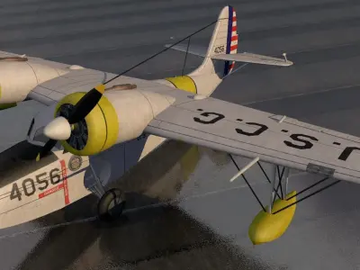 Grumman G-21 Goose 3D model by chipbasschao