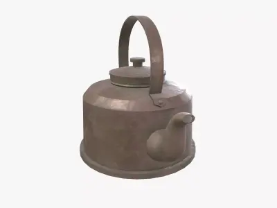 Teapot Kettle Low-poly 3D model