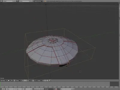 Scifi Landmine Low-poly 3D model