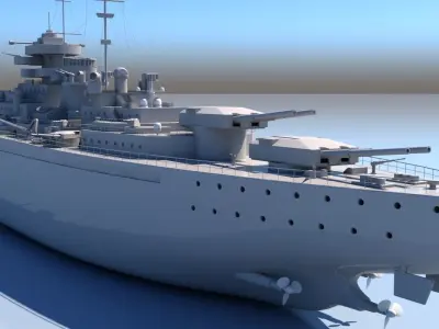 Battle Ship 3D model