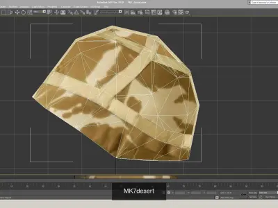 Mk7-Combat-Helmet helmets in computer screen 3D Model Pack