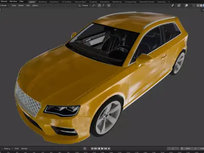 Car pack  Low-poly 3D model