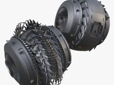 SciFi Propulsion Drone M1 3D model