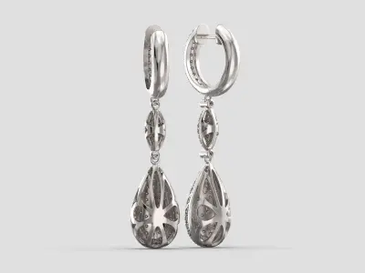 ER 191 earring 3D print model