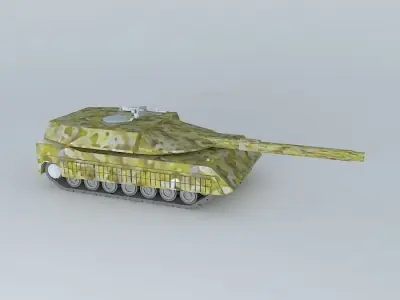 Experienced tank T-11 Free 3D model